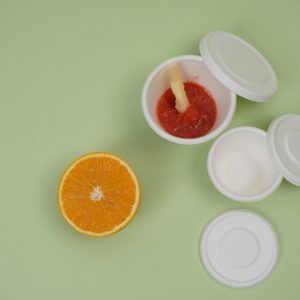 Bagasse Tasting Bowls | Eco-Friendly Disposable Sauce & Condiment Cups for Food Service