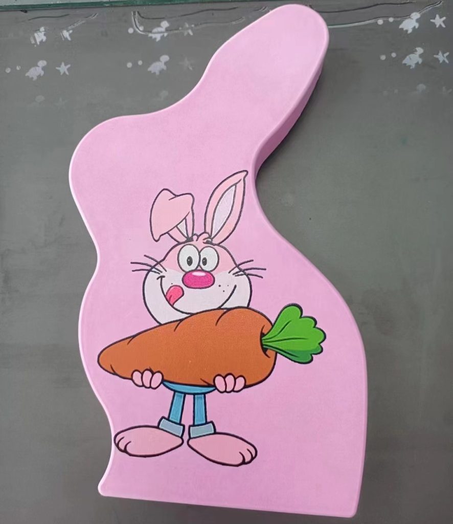 pulp molded products using uv printing