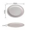 10 inch bagasse oval plates