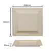 10 inch bagasse square plates