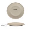 7 inch bagasse round lace plate