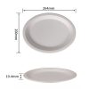 8 inch bagasse oval plates