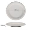 9 inch bagasse round plate