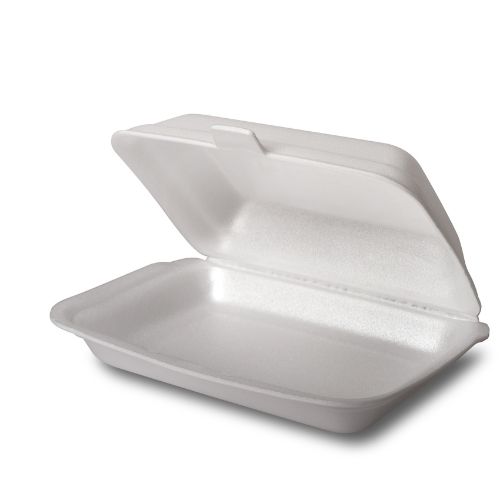 styrofoam takeout container