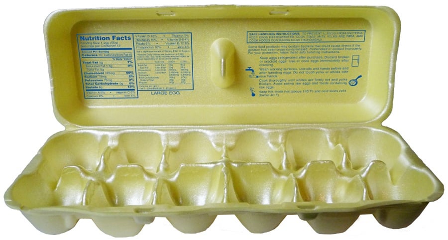 foam egg cartons