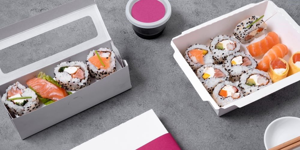 paper sushi containers