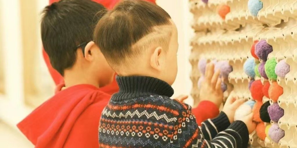 use egg cartons for murals or crafts