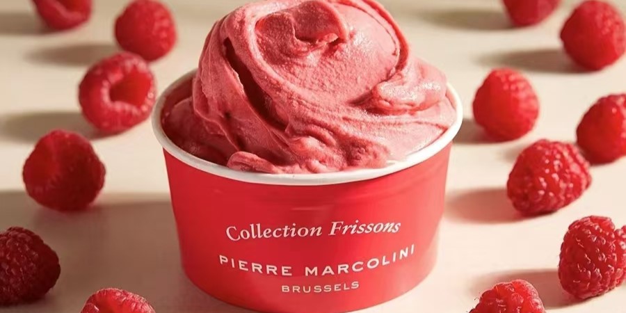 red paper ice cream cups