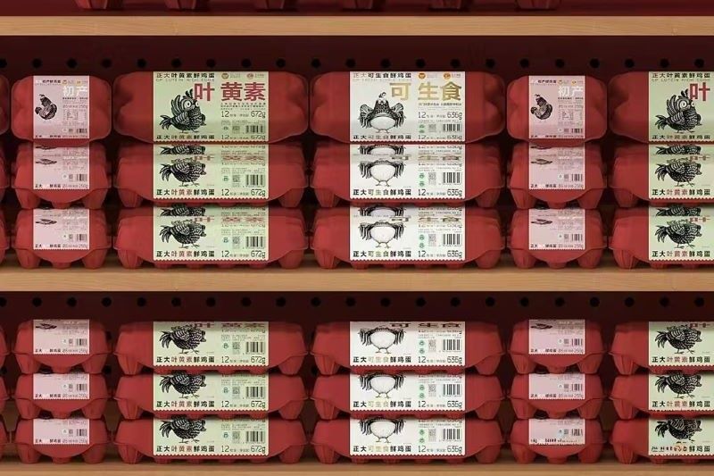 design eye catching graphics for egg cartons