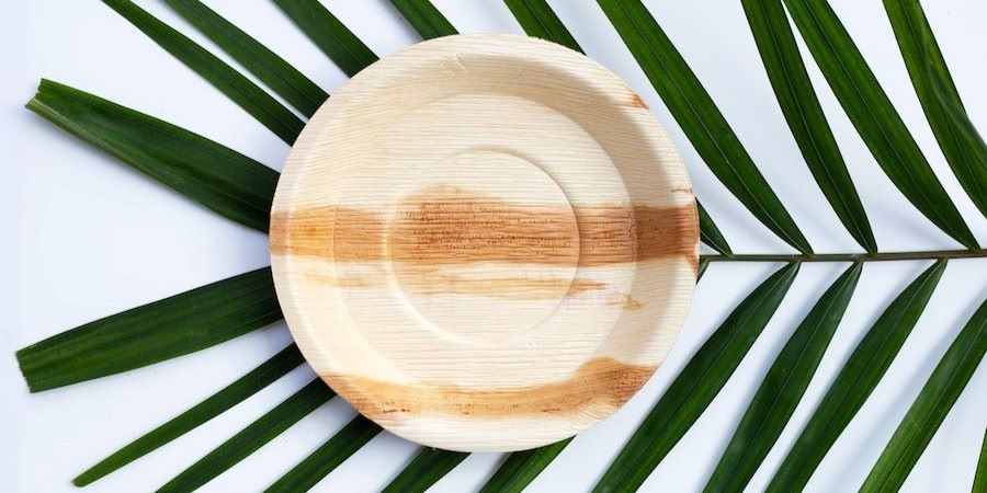 palm leaf plate 