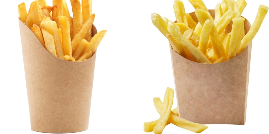 golden french fries with white packaging white background 1033001 557