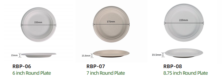compare 6 8inch plates