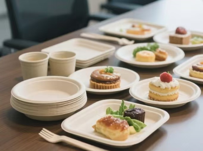 dessert plates shape and presentation