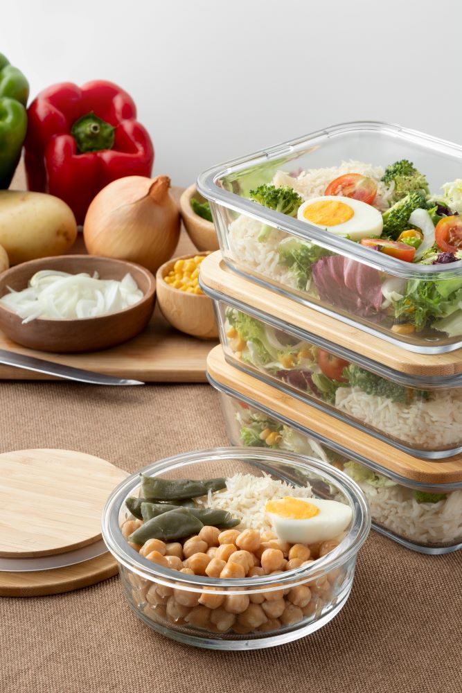 glass deli container