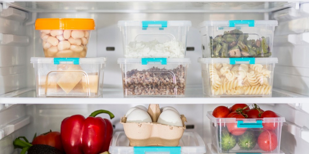 freeze food in meal prep containers