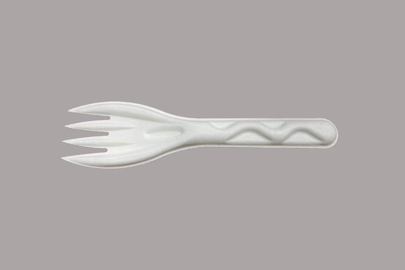 bagasse fork – compostable sugarcane disposable forks for eco friendly dining