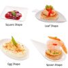 mini appetizer & tasting dishes | biodegradable finger food plates, sauce & dip cups