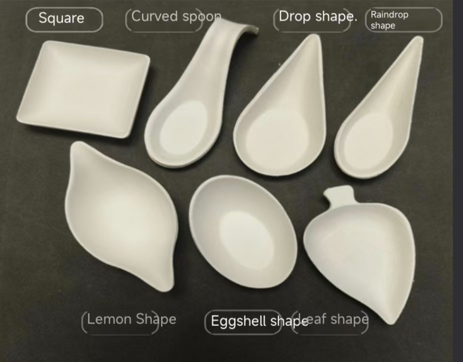 mini appetizer & tasting dishes | biodegradable finger food plates, sauce & dip cups