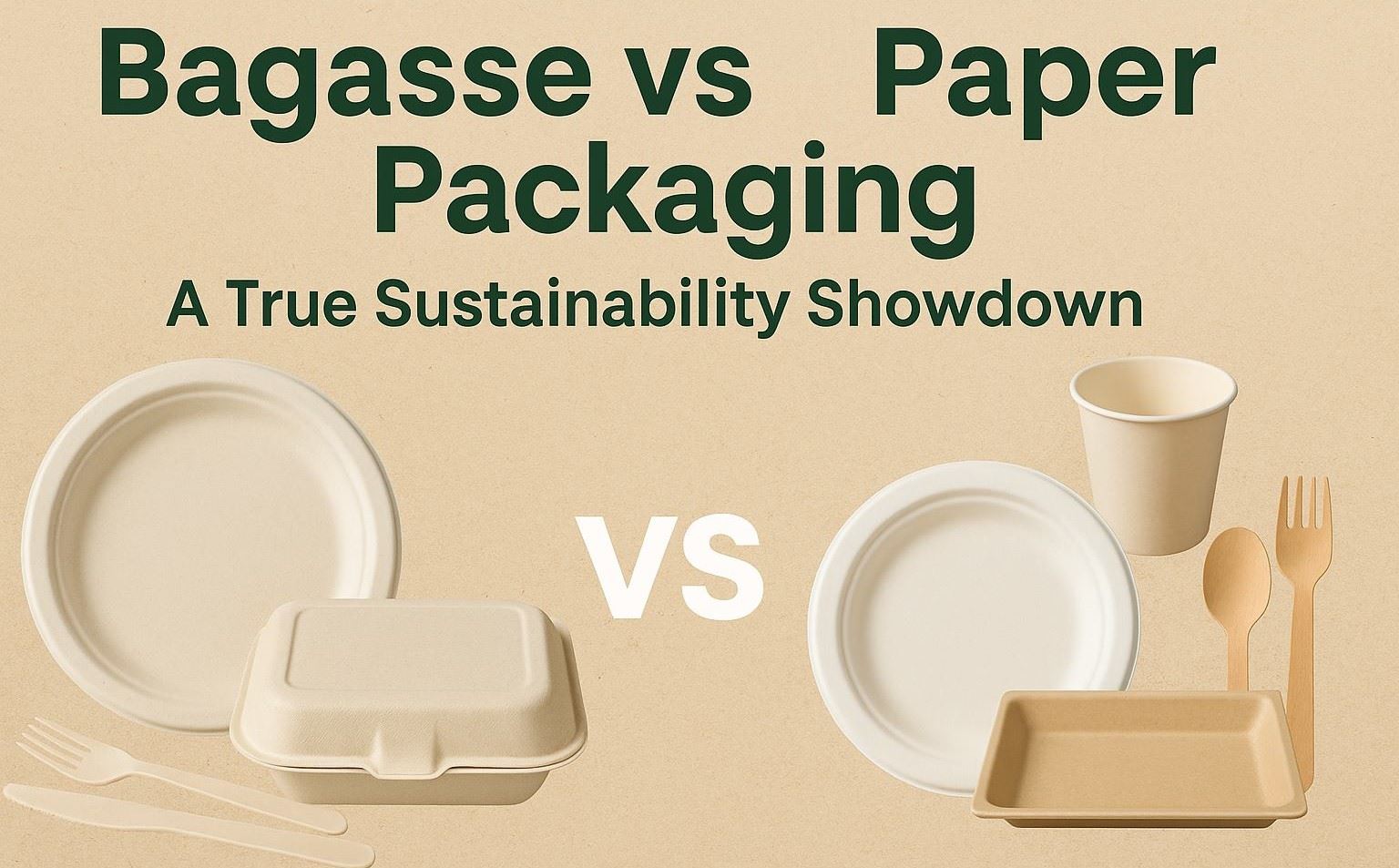 bagasse vs paper packaging