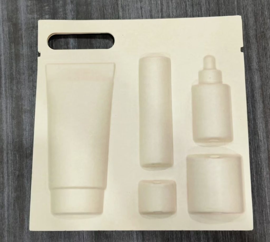 pulp molded comestic packaging